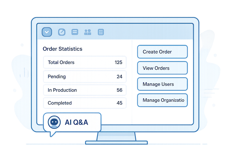 DentistOrder Dashboard Preview